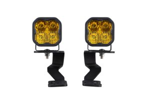 Toyota Tundra LED Light Pods - Diode Dynamics - SS3 Sport Stage Series Ditch Light Kit - Yellow - `22-`27
